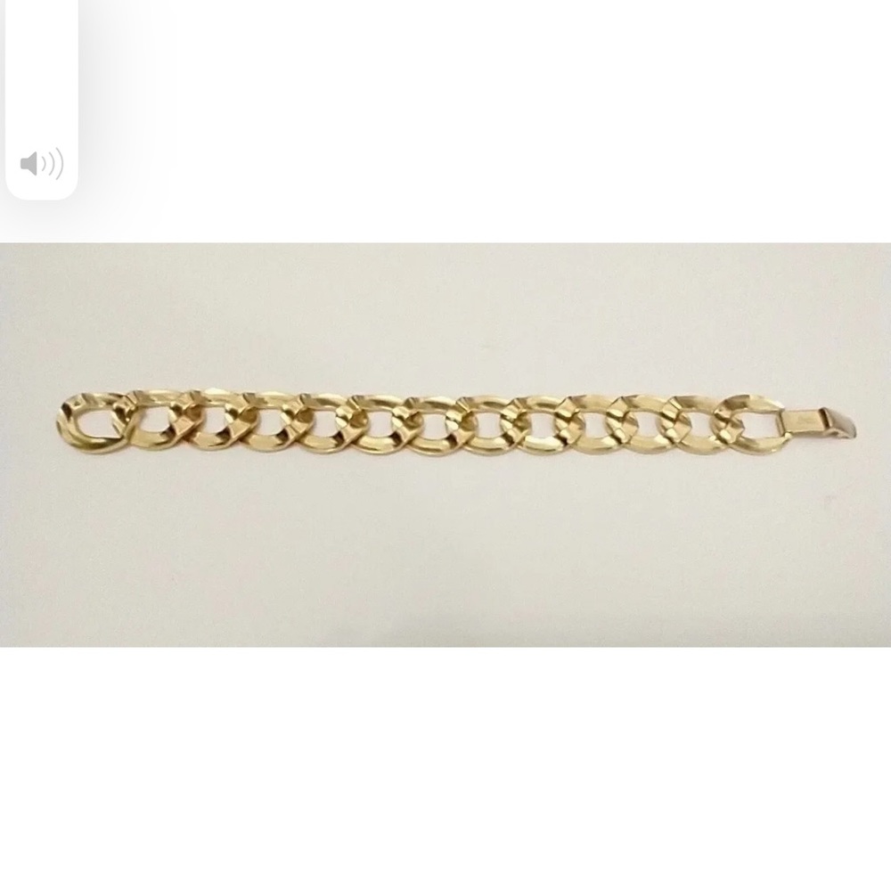 Vintage Napier Gold Tone Bracelet 7" - Picture 5 of 6